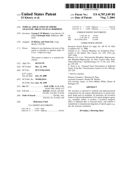 (12) United States Patent (10) Patent No.: US 6,787,149 B1 El Khoury Et Al