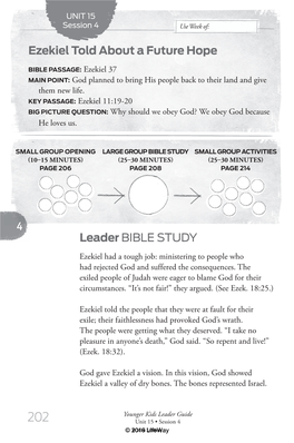 Leader BIBLE STUDY Ezekiel Told About a Future Hope