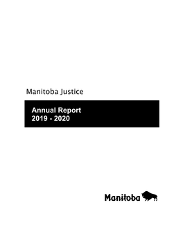 Manitoba Justice Annual Report 2019