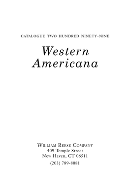 Western Americana