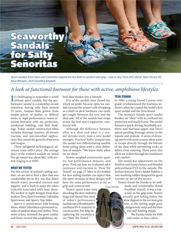 Seaworthy Sandals for Salty Senoritas