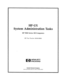 Systetn Adtninistration Tasks