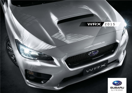 Brochure: Subaru V1 WRX (March 2014)