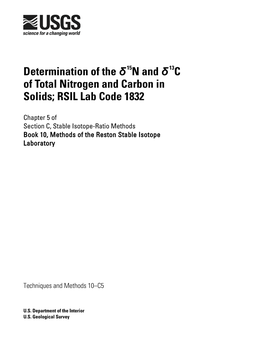 Determination of the Δ15n and Δ13c