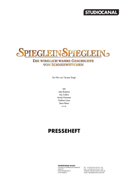 Presseheft „Spieglein Spieglein“