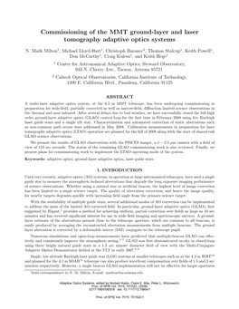 Commissioning of the MMT Ground-Layer and Laser Tomography Adaptive Optics Systems