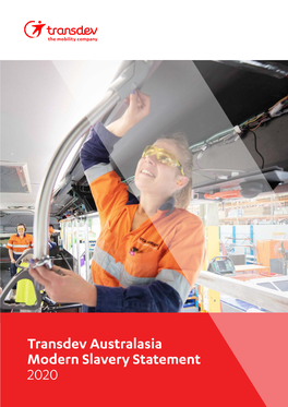 Transdev Australasia Modern Slavery Statement 2020