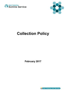 Collection Policy