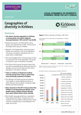 Geographies of Diversity in Kirklees