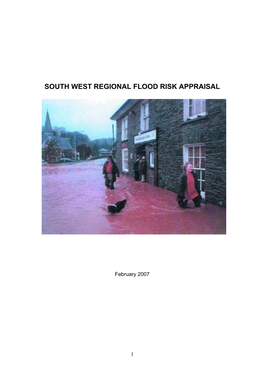 South West Regional Flood Risk Appraisal