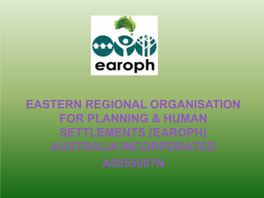 EAROPH Australia Chapter Report