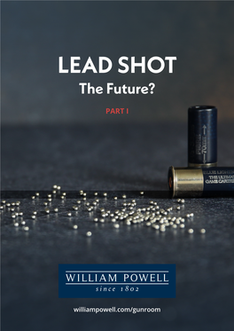 Lead Shot -The Future?