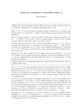 Scheme X of Finite Type Is Noetherian