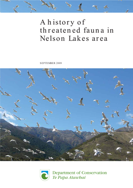 A History of Threatened Fauna in Nelson Lakes Area