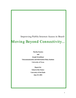 Moving Beyond Connectivity