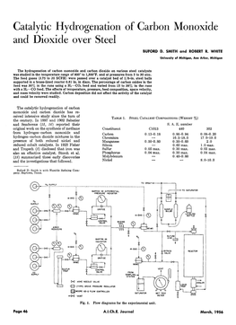 Catalytic Hydrogenation of Carbon Monoxide and Dioxide Over Steel