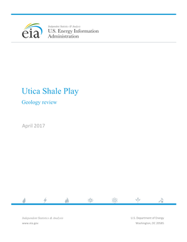 Utica Shale Play Geology Review