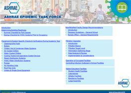 ASHRAE EPIDEMIC TASK FORCE SCHOOLS & UNIVERSITIES | Updated 7-15-2020