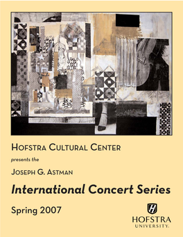 International Concert Series Spring 2007