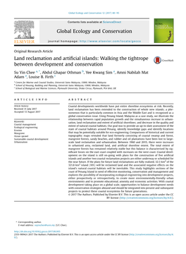 Land Reclamation and Artificial Islands