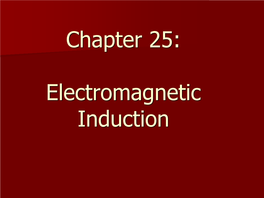 Electromagnetic Induction