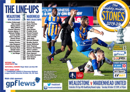 WEALDSTONE Vmaidenhead UNITED