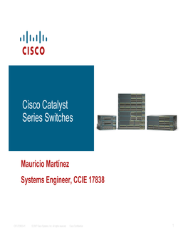 Cisco Catalyst Series Switches