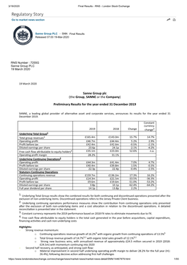 Regulatory Story Go to Market News Section