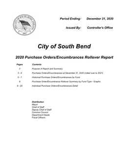 2020 Encumbrance Rollover Summary.Xlsx