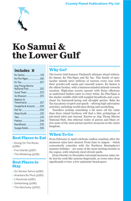 Ko Samui & the Lower Gulf