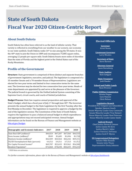 FY2020 Citizen-Centric Report | 1