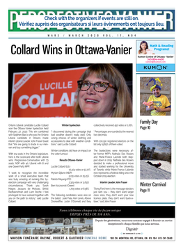 Collard Wins in Ottawa-Vanier