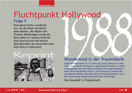 Fluchtpunkt Hollywood Reprint