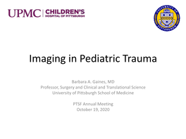 Pediatric Imaging Update