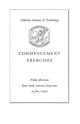 Commencement Exercises