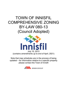 Zoning By-Law 080-13