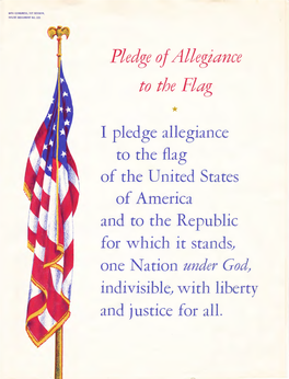 Pledge of Allegiance to the Flag