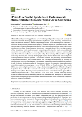 A Parallel Epoch-Based Cycle-Accurate Microarchitecture Simulator Using Cloud Computing