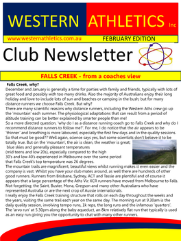 Club Newsletter