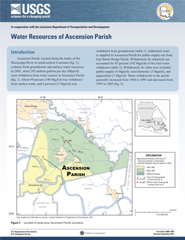 Water Resources of Ascension Parish