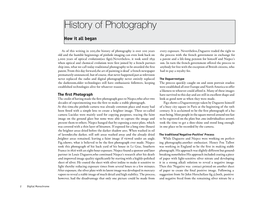 History of Photography