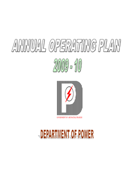 Annual Operating Plan 2009-10 Outlay and Expenditure of Centrally Sponsored Schemes Including Fully Funded by Govt