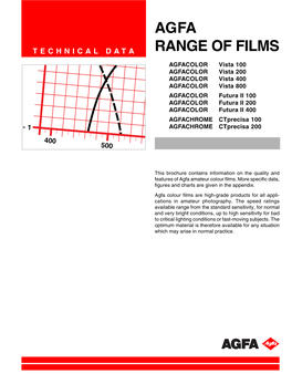 Agfa Range of Films