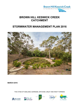 Brown Hill Keswick Creek Catchment Stormwater Management Plan 2016