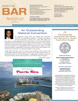 Puerto Rico Convention Issue • Issue No