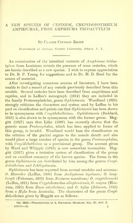 Proceedings of the United States National Museum