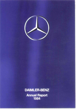 Daimler-Benz Annual Report 1984