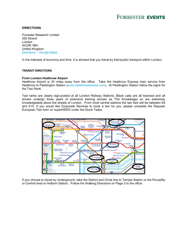 Transit Directions