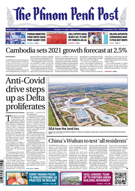 Anti-Covid Drive Steps up As Delta Proliferates Long Kimmarita and Lay Samean Individuals – to Prevent the Virus Spreading