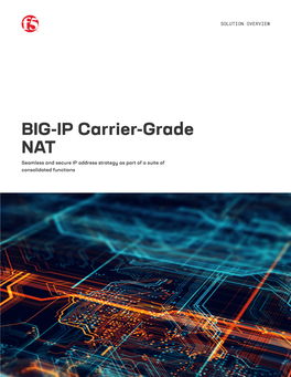 BIG-IP Carrier-Grade